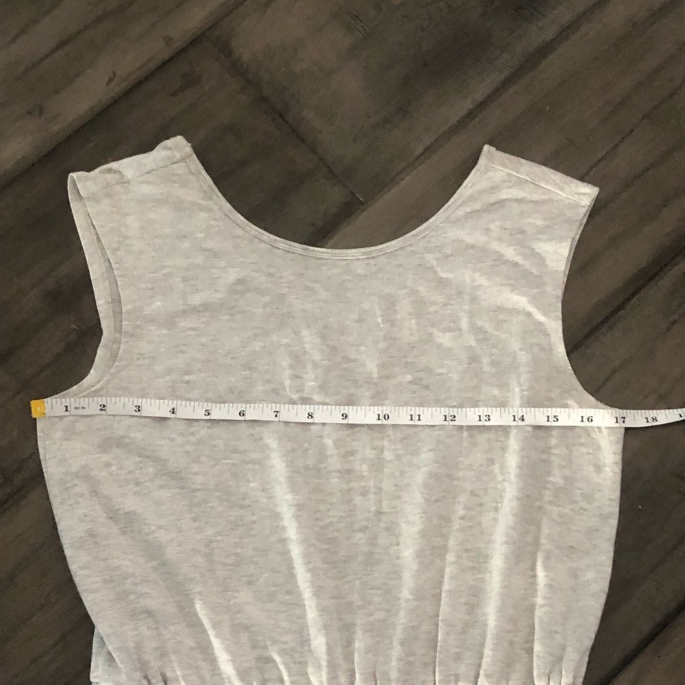 Athleta Heather Gray Dress w/ Criss Cross Back - Size Small - Picture 13 of 16